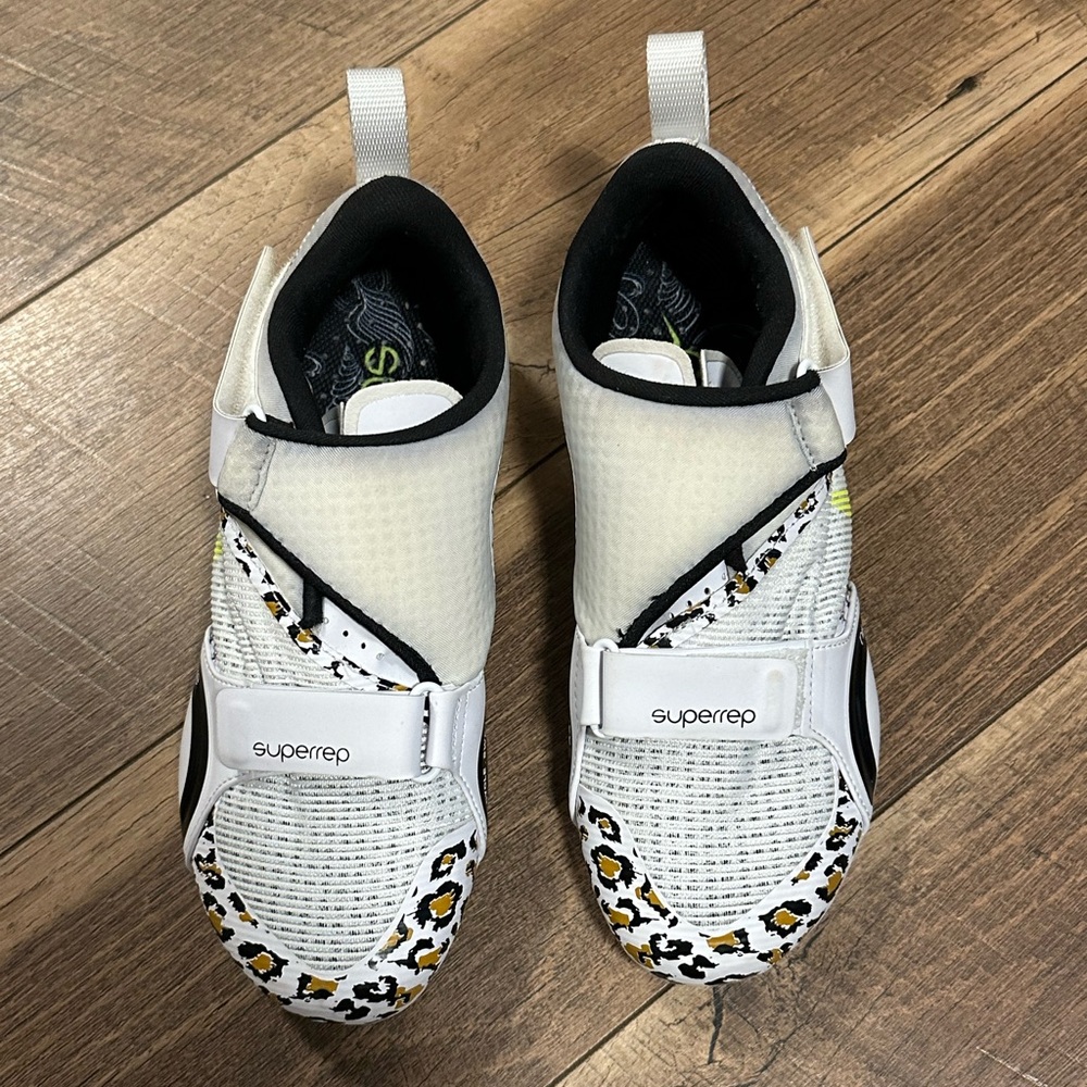 Woman’s cycle shoes.